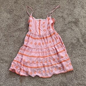 Maaji Pink and Orange Floral Mini Dress
